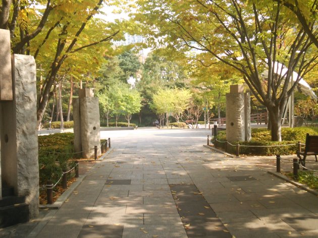 2・28記念中央公園の風景